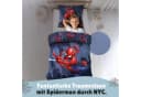 Familando Kinderbettwäsche Spiderman 100% Baumwolle Renforcé Wendemotiv Bild 1