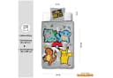 Familando Kinderbettwäsche Pokemon Rock 100% Baumwolle Flanell Bild 4