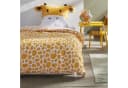 Familando Kinderbettwäsche Gelbe Giraffe mit Ohren und Hörnern Bild 1