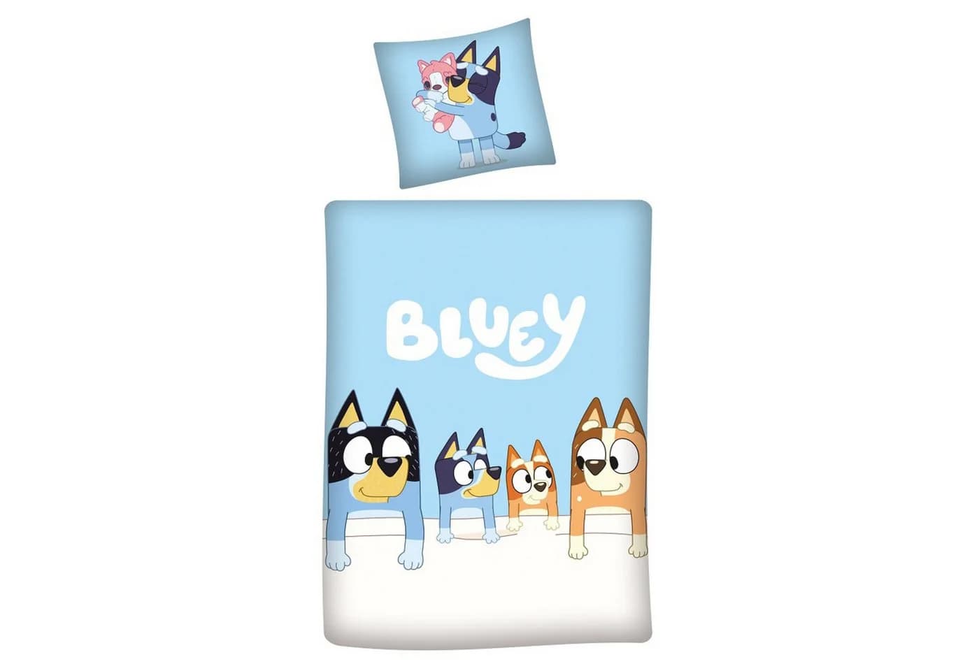 Familando Kinderbettwäsche Bluey Family 100% Baumwolle Wendemotiv - Bild 2