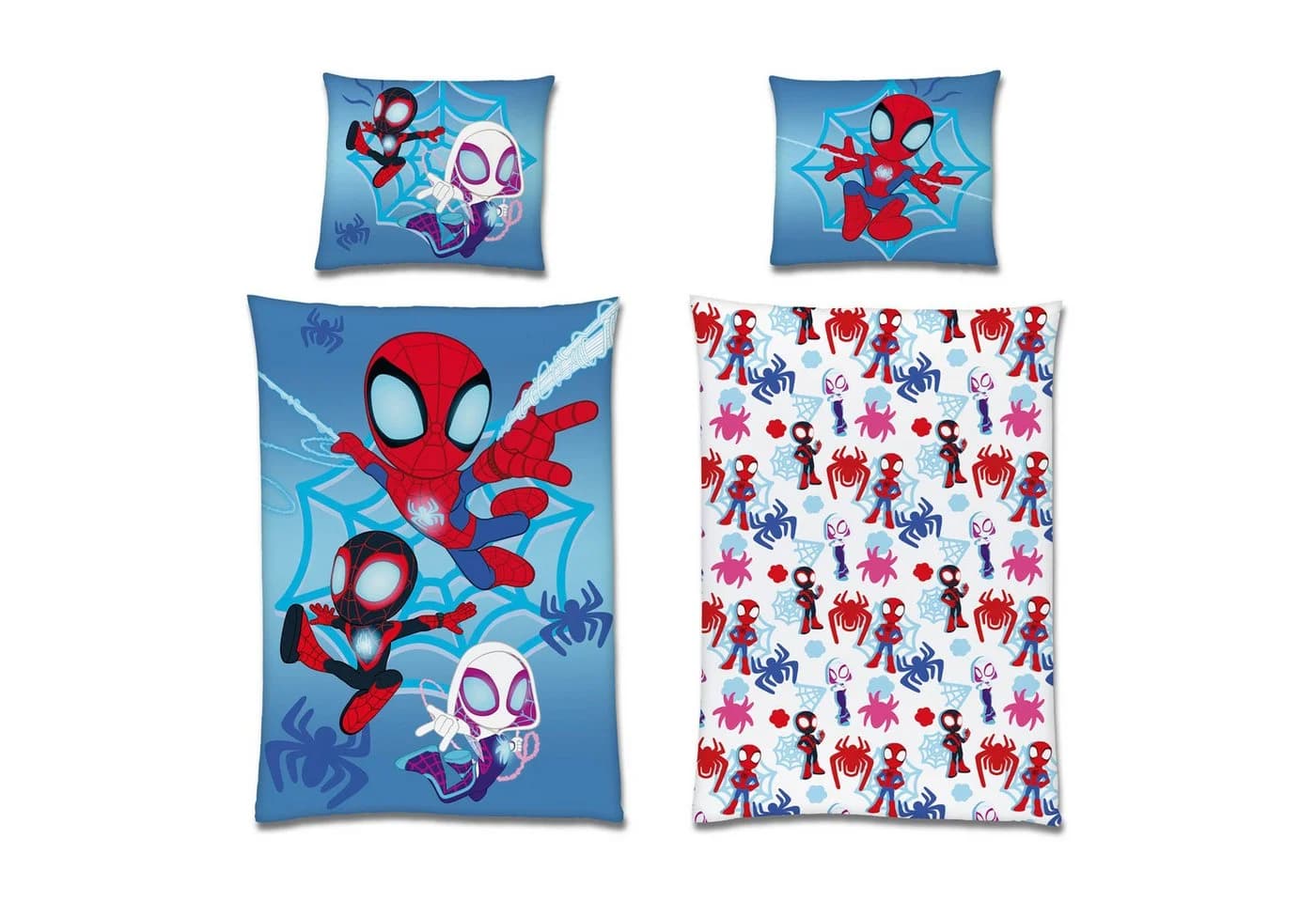 Familando Spidey Kinderbettwäsche 135x200 cm 100% Baumwolle - Bild 2