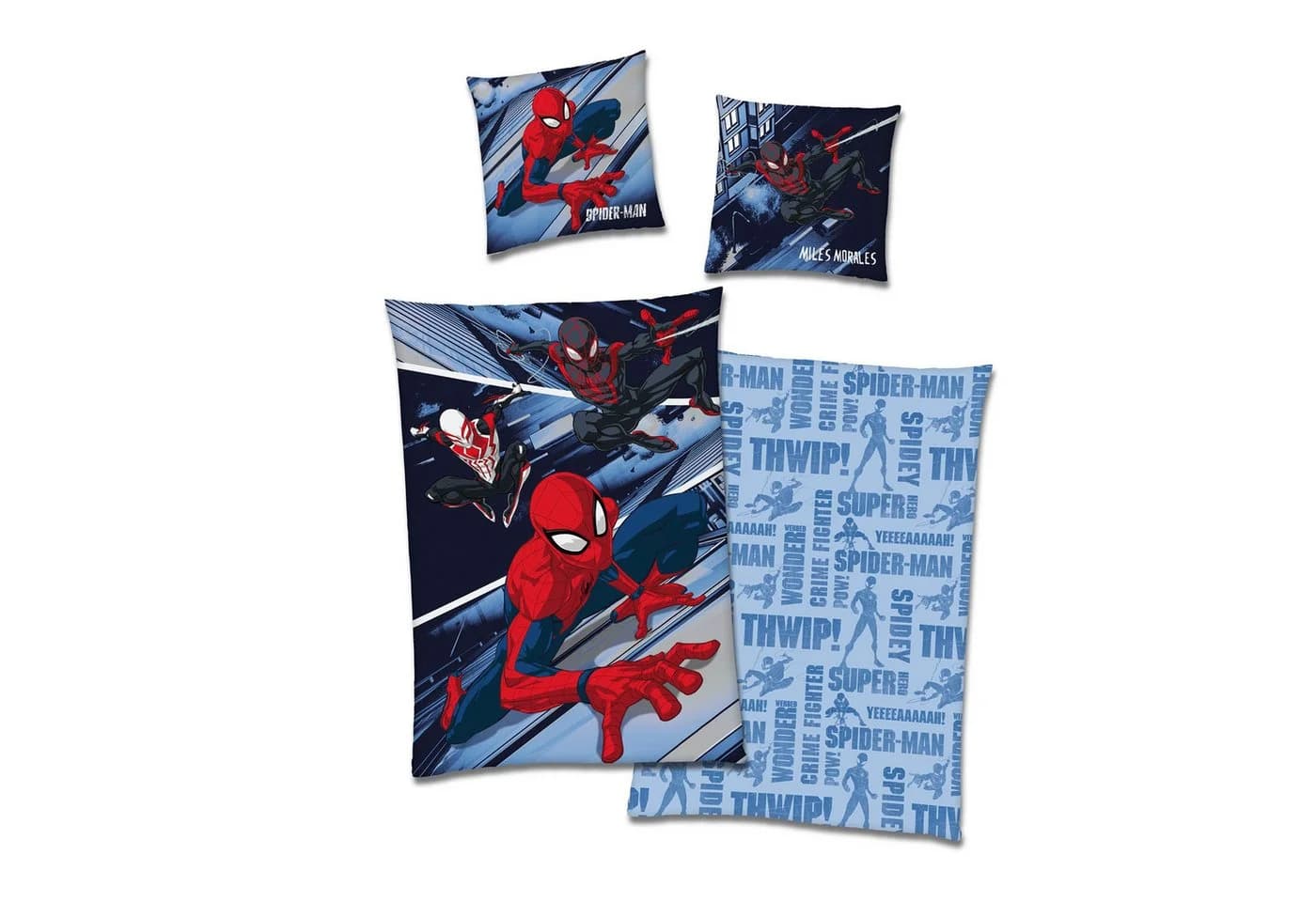 Familando Kinderbettwäsche Spiderman Wendemotiv Fleece - Bild 2