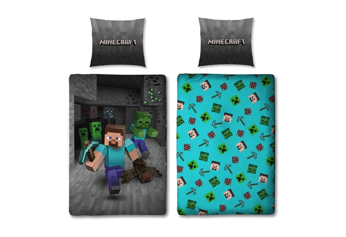 Familando Kinderbettwäsche Minecraft 2-teilig Mikrofaser - Bild 2