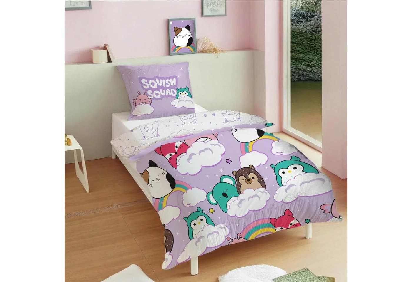 Familando Kinderbettwäsche Squish Squad 135x200 cm 100% Baumwolle