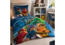 Familando Kinderbettwäsche Lego Ninjago Blau Wendebettwäsche Bild 2