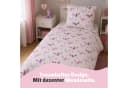 Familando Kinderbettwäsche Unicorn Academy 100% Baumwolle Rosa Violett Bild 4
