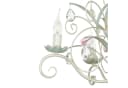 Licht-Erlebnisse Kronleuchter LUCE Floral Rosa Grün Metall Glas Bild 5