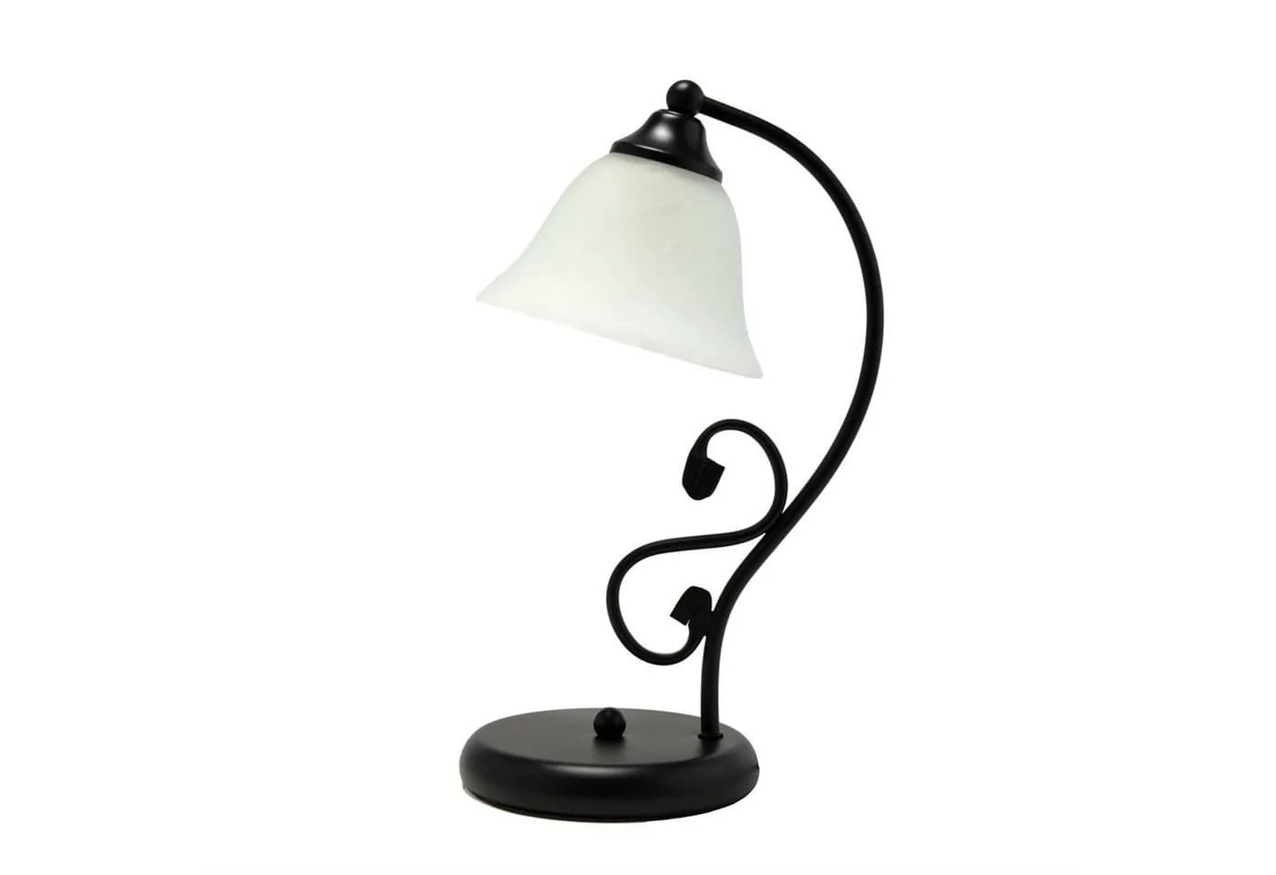 Licht-Erlebnisse Nachttischlampe DOROTHEA Landhausstil Alabasterglas - Bild 2