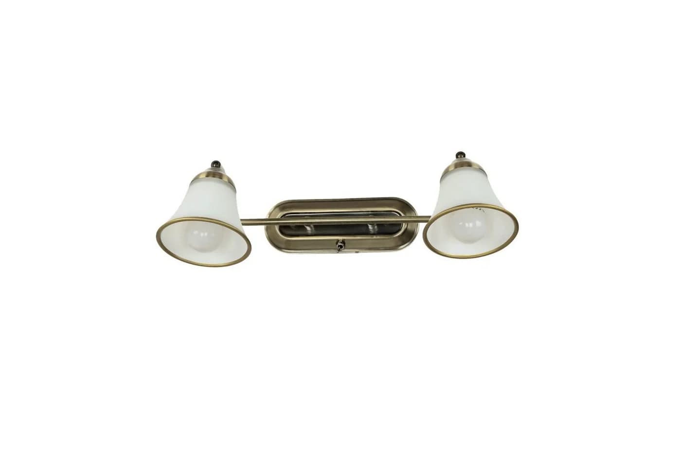 Licht-Erlebnisse Wandleuchte GRANDO Jugendstil Bronze Weiß schwenkbar - Bild 3