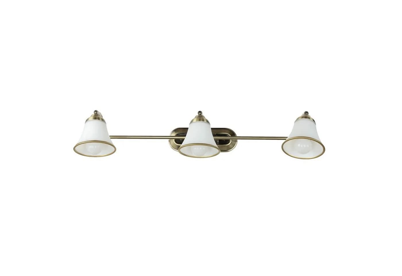 Licht-Erlebnisse Wandleuchte GRANDO Bronze/Weiß Jugendstil drehbar - Bild 2