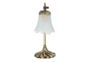 Licht-Erlebnisse Nachttischlampe Messing Floral Bild 3