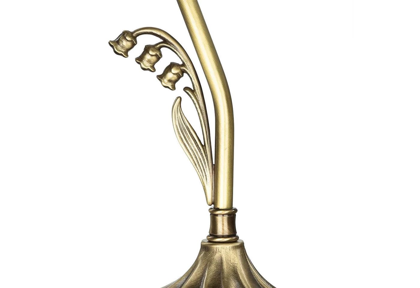 Licht-Erlebnisse Nachttischlampe Messing Floral - Bild 5