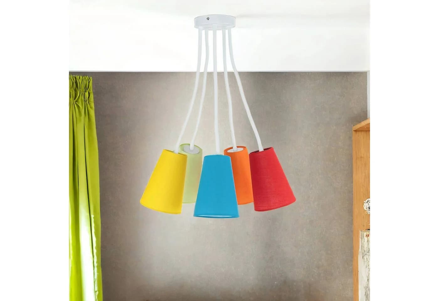 Licht-Erlebnisse Deckenleuchte WIRE Bunt Flexible Arme Kinderzimmer - Bild 3