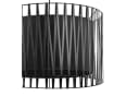 Licht-Erlebnisse Pendelleuchte LUND Schwarz Metall Stoff 3-flammig Bild 3