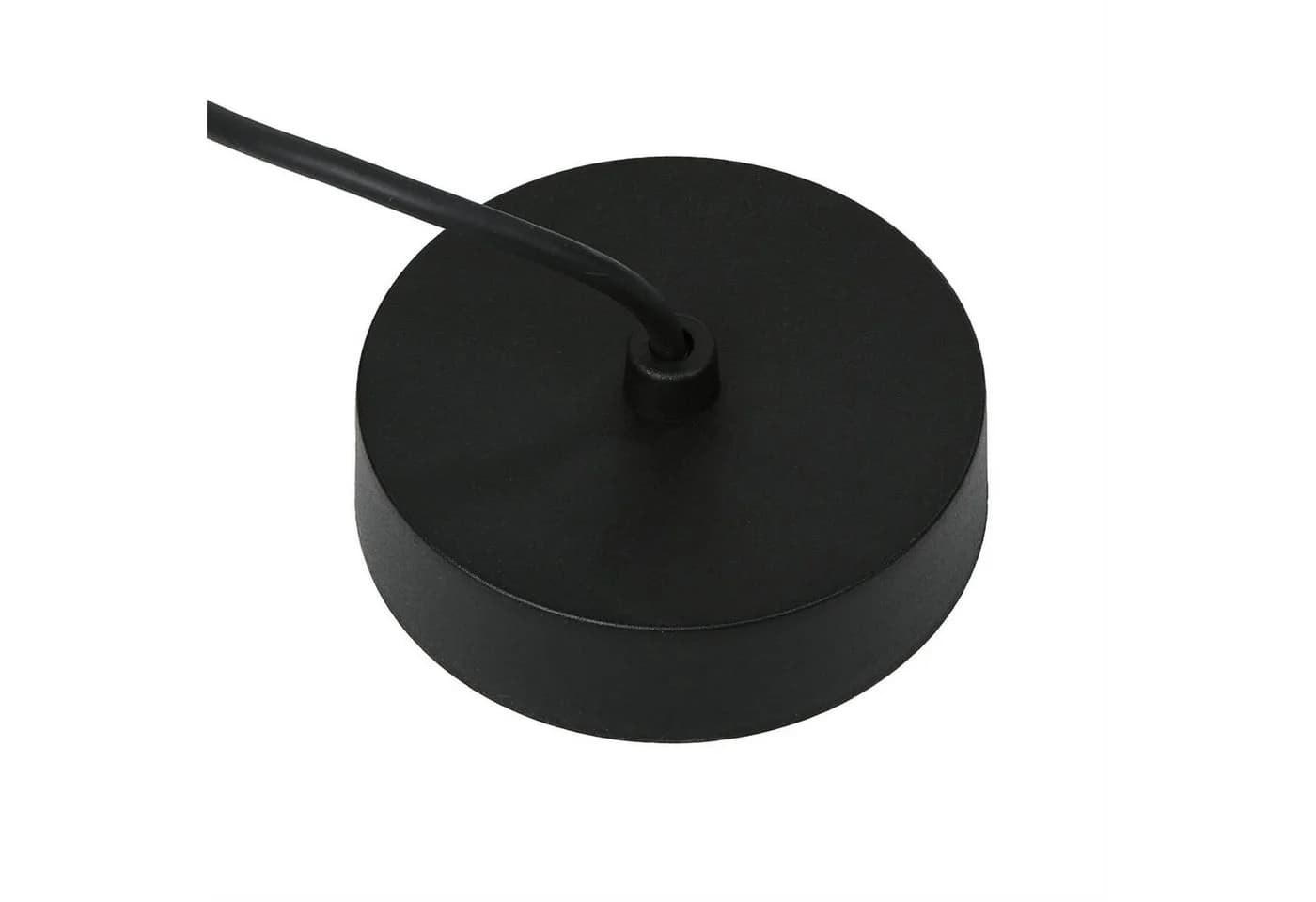 Licht-Erlebnisse Pendelleuchte HARMONY BLACK Schwarz Metall Stoff E27 - Bild 5