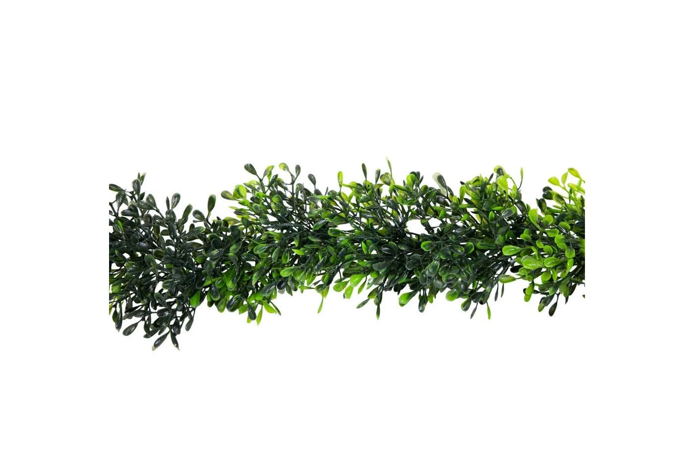 Seidenblumen Roß Buchsbaumgirlande 180cm Grün - Bild 3