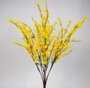 Kunstblume Forsythienbusch 65cm Gelb 245 Blüten Bild 2