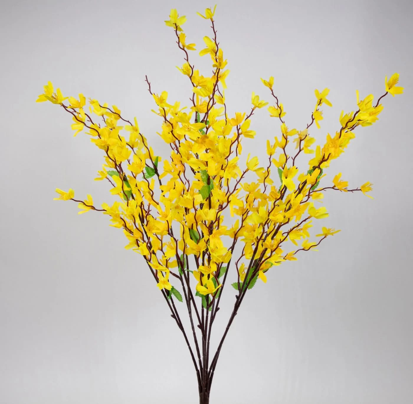 Kunstblume Forsythienbusch 65cm Gelb 245 Blüten - Bild 2