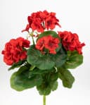Kunstblume Geranie 32cm LM Kunstpflanzen künstliche Blumen Pflanzen Pelargonium, Seidenblumen Roß Bild 1
