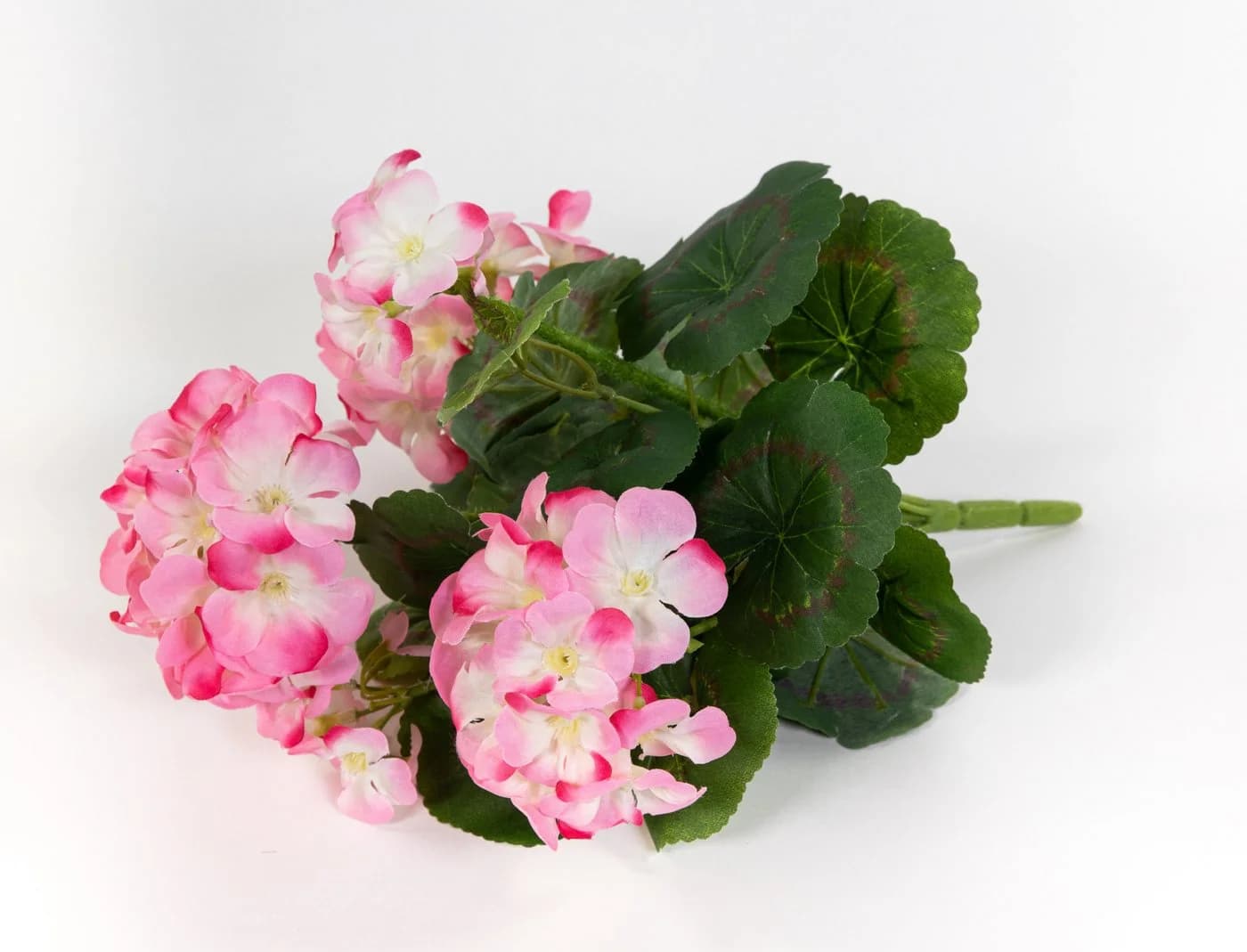 Kunstblume Geranie 32cm Rosa - 5 Blütenköpfe - Bild 4