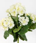 Seidenblumen Roß Kunstblume Geranie Weiß 32cm Bild 1