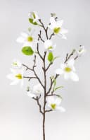 Kunstblume Magnolienzweig 82cm Weiß Seidenblumen Roß Bild 1