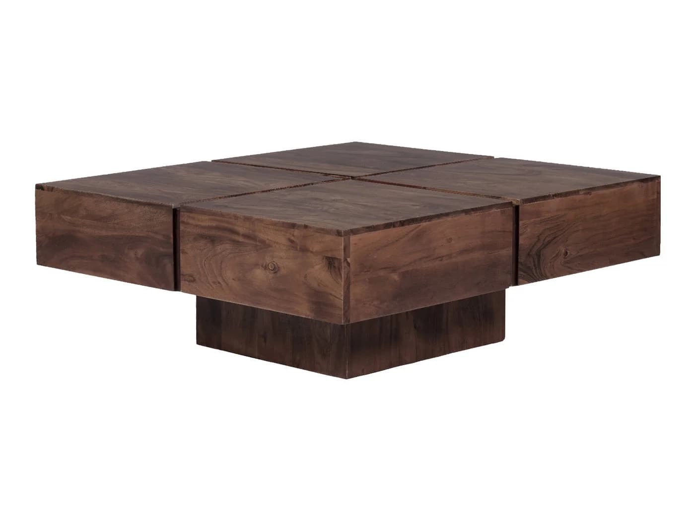 massivum Couchtisch Amberley Akazie 80x80 cm - Bild 2