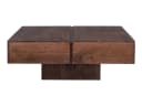 massivum Couchtisch Amberley Akazie 80x80 cm Bild 3