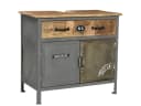 massivum Waschbeckenunterschrank Pinetown Metall-Holz Mix Bild 2