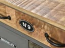 massivum Waschbeckenunterschrank Pinetown Metall-Holz Mix Bild 4