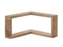 massivum Eckregal Pune Wandregal aus Mango-Holz Bild 2