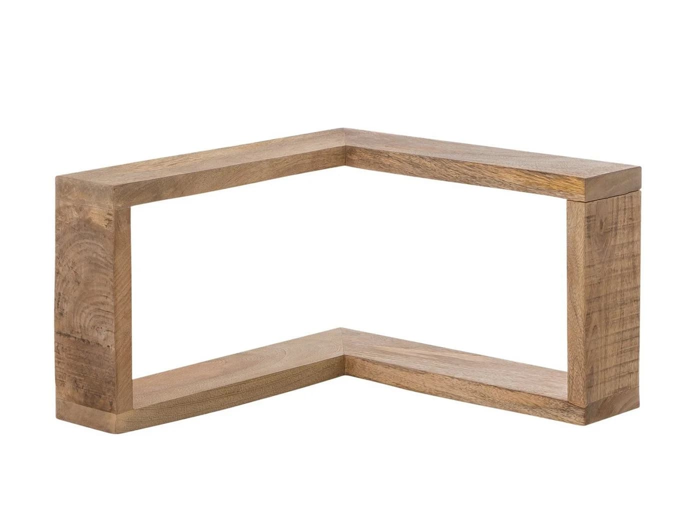 massivum Eckregal Pune Wandregal aus Mango-Holz - Bild 2