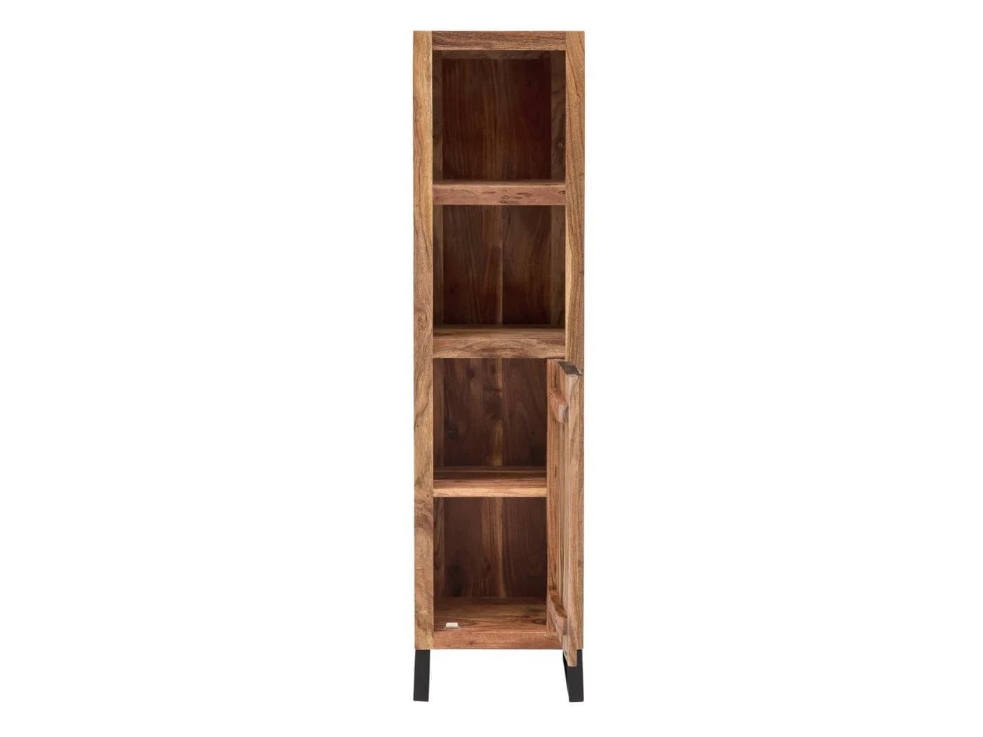 massivum Hochschrank Sydney Akazienholz Badschrank - Bild 3