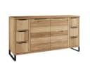 massivum Waschtisch Sydney Wildeiche II 138 cm braun Bild 2