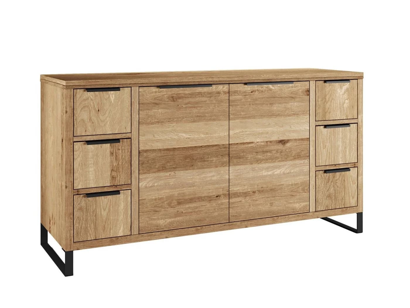 massivum Waschtisch Sydney Wildeiche II 138 cm braun - Bild 2