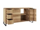 massivum Waschtisch Sydney Wildeiche II 138 cm braun Bild 3