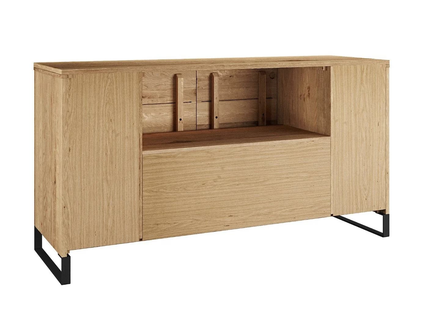 massivum Waschtisch Sydney Wildeiche II 138 cm braun - Bild 5
