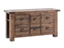 massivum Waschtisch Cancun 140cm aus rustikalem Holz Bild 2