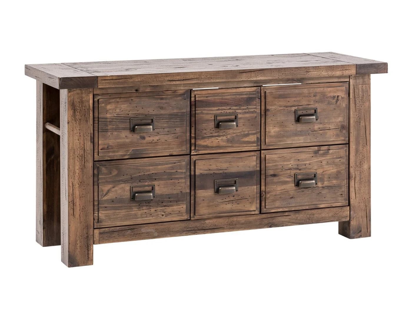 massivum Waschtisch Cancun 140cm aus rustikalem Holz - Bild 2