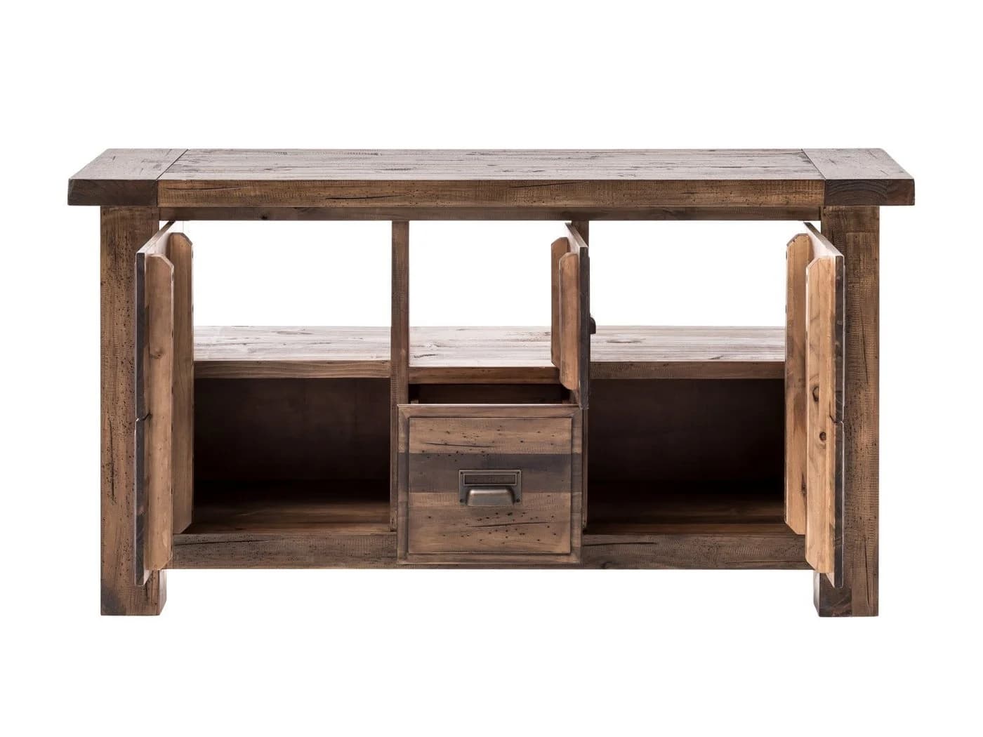 massivum Waschtisch Cancun 140cm aus rustikalem Holz - Bild 4