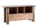 massivum Waschtisch Cancun 140cm aus rustikalem Holz Bild 5