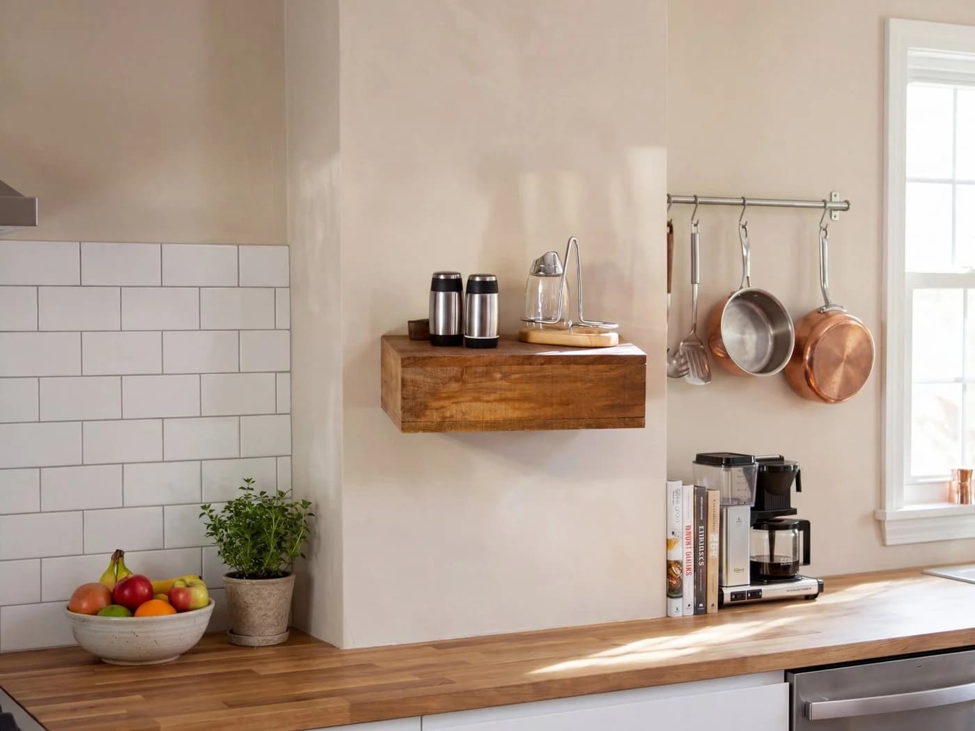 massivum Wanddekoobjekt mit Geheimfach Mangoholz braun