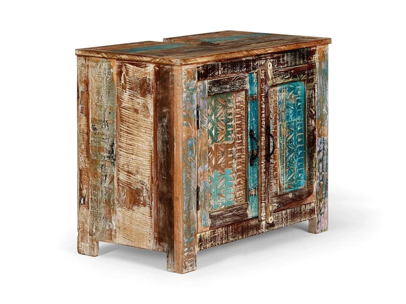 massivum Waschbeckenunterschrank Blue Lagoon Massivholz Mango - Bild 2