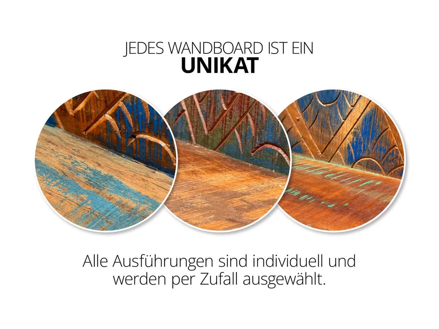 massivum Wanddekoobjekt Wandboard Blue Lagoon Bunt - Bild 3
