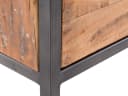 massivum Lowboard Bristol TV-Bank Massivholz Metall Braun Bild 5