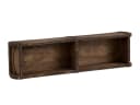 massivum Wanddeko Dekokiste Ziegelform 2er Braun Altholz Bild 2