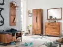 massivum Garderobe Paneel Sydney Massivholz Akazie Bild 1