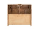 massivum Waschbeckenunterschrank Delhi Mangoholz braun Bild 5