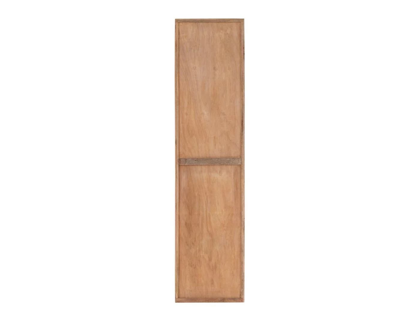 massivum Hochschrank Delhi Badschrank Braun Massivholz - Bild 4