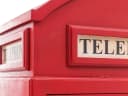 massivum Vitrine Barschrank Telefonzelle Rot Mango Holz Bild 5